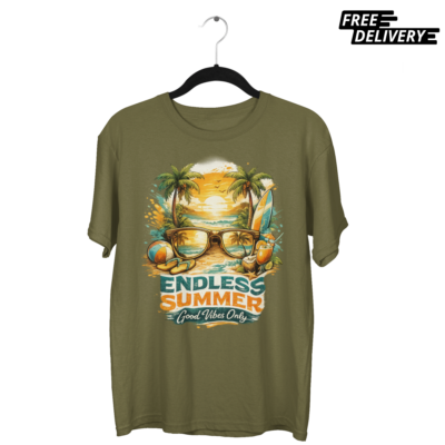 Oversized "Endless Summer" Graphic Tee