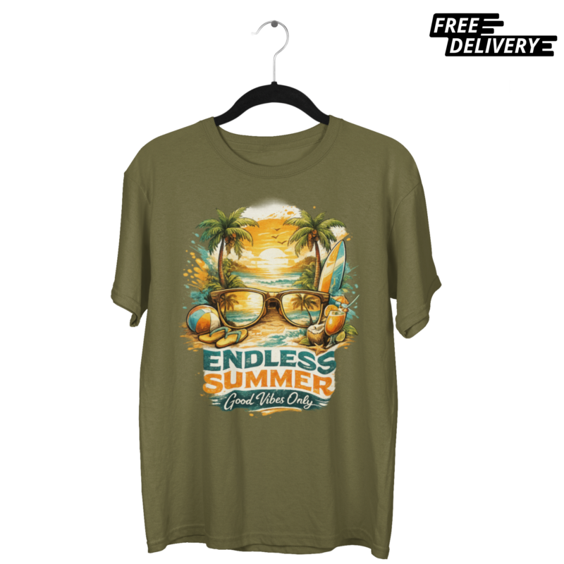 Oversized "Endless Summer" Graphic Tee