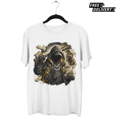 Oversized "Urban Gold" Streetwear Tee