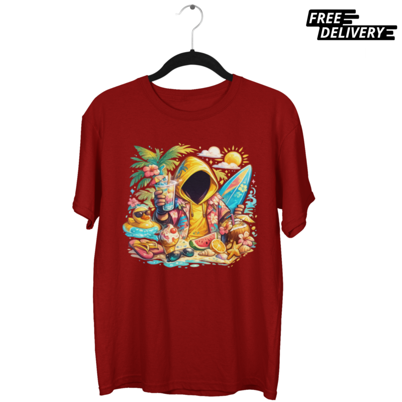 Oversized "Summer Chill" Urban Tee