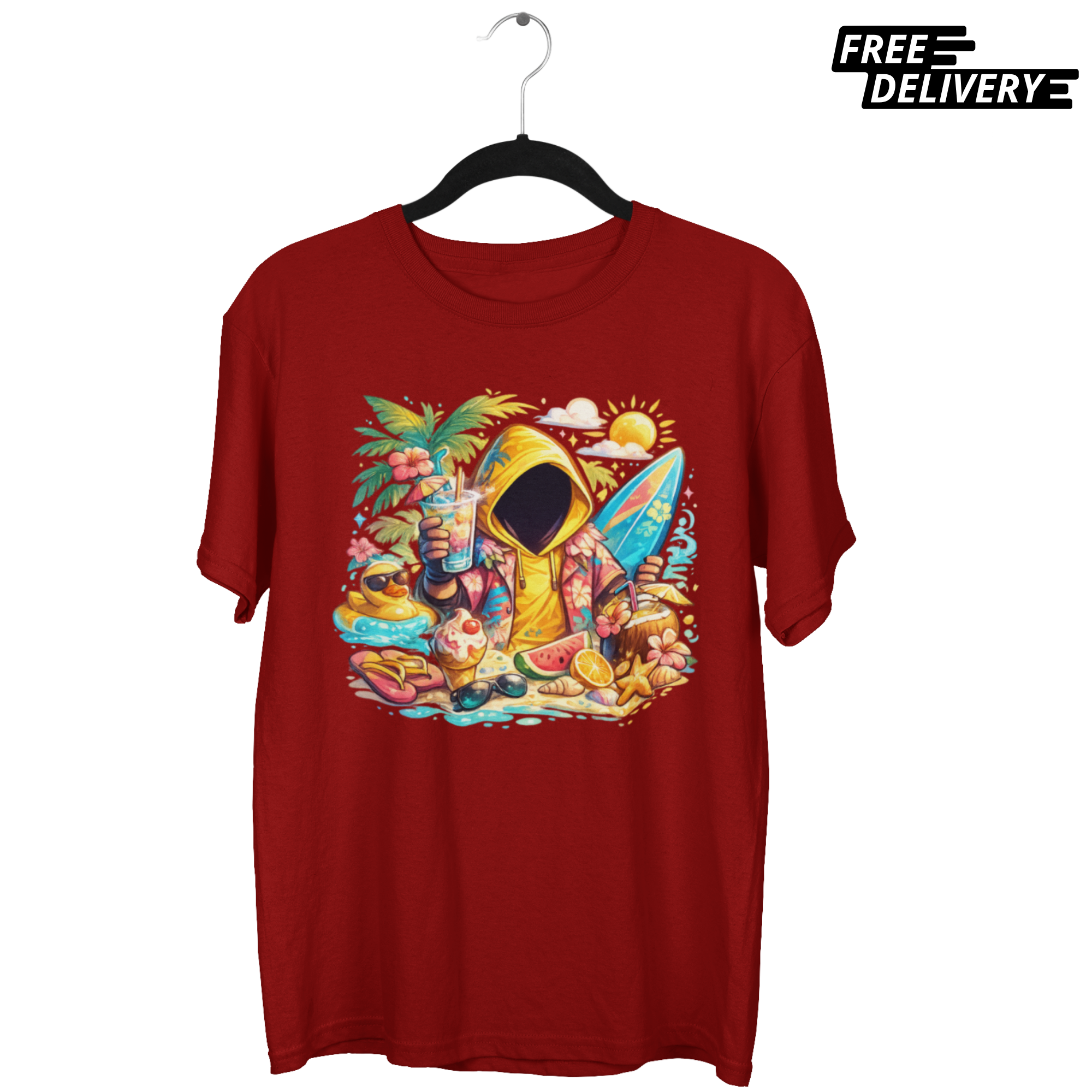 Oversized "Summer Chill" Urban Tee