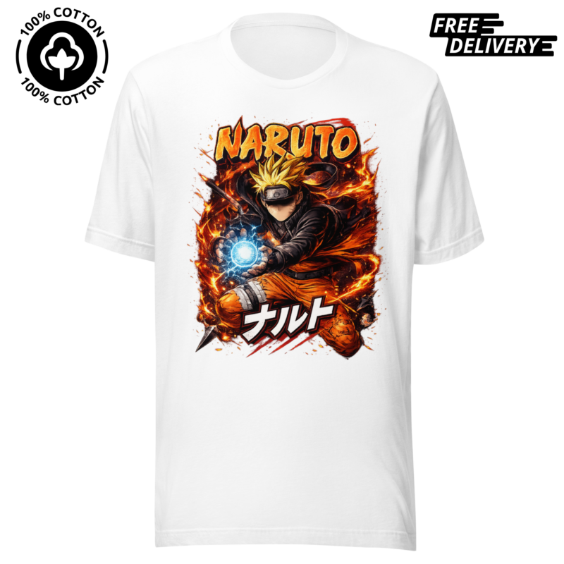 Naruto "Will of Fire" Pure Cotton T-Shirt