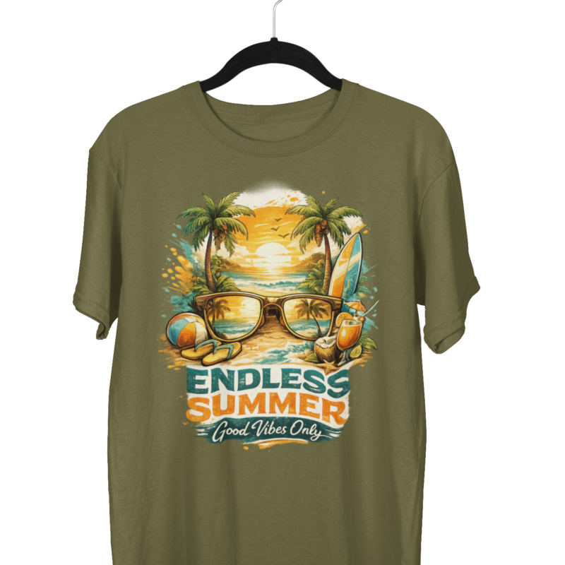 Oversized "Endless Summer" Graphic Tee