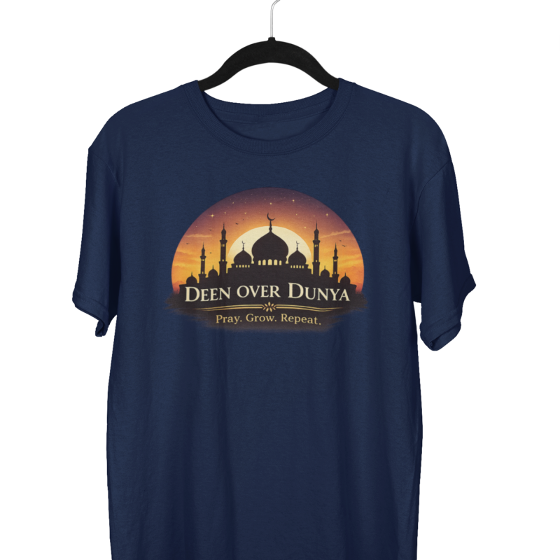 Deen Over Dunya Oversized Tee