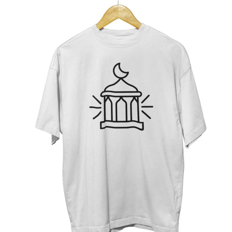 Moonlit Mosque Oversized Tee