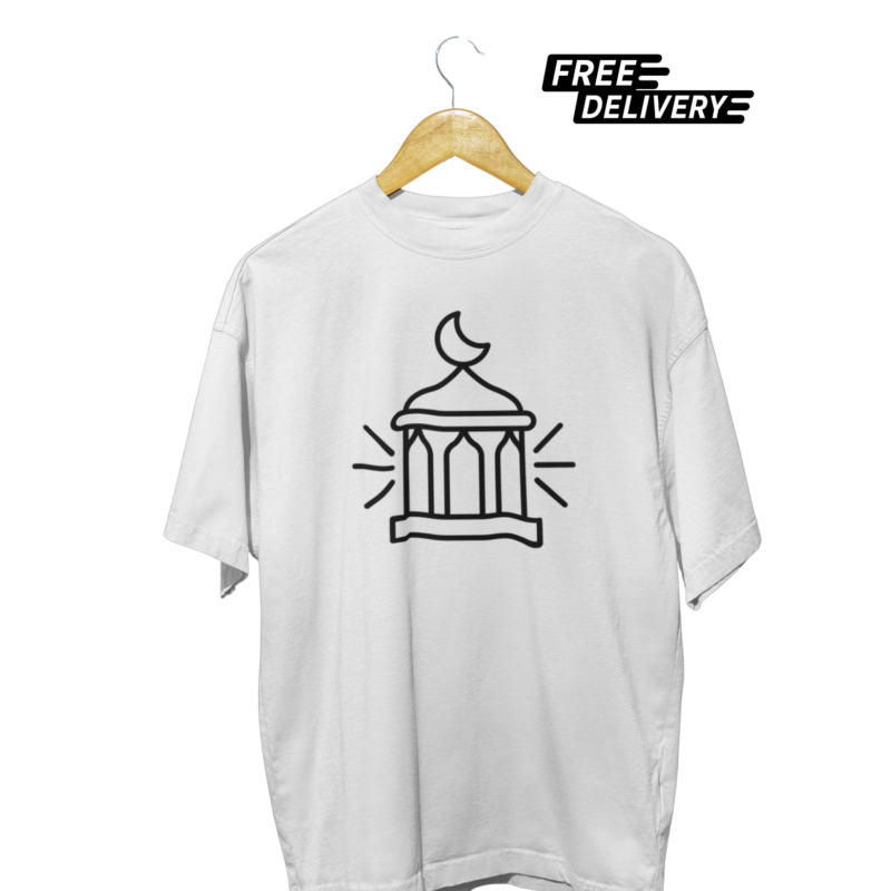 Moonlit Mosque Oversized Tee