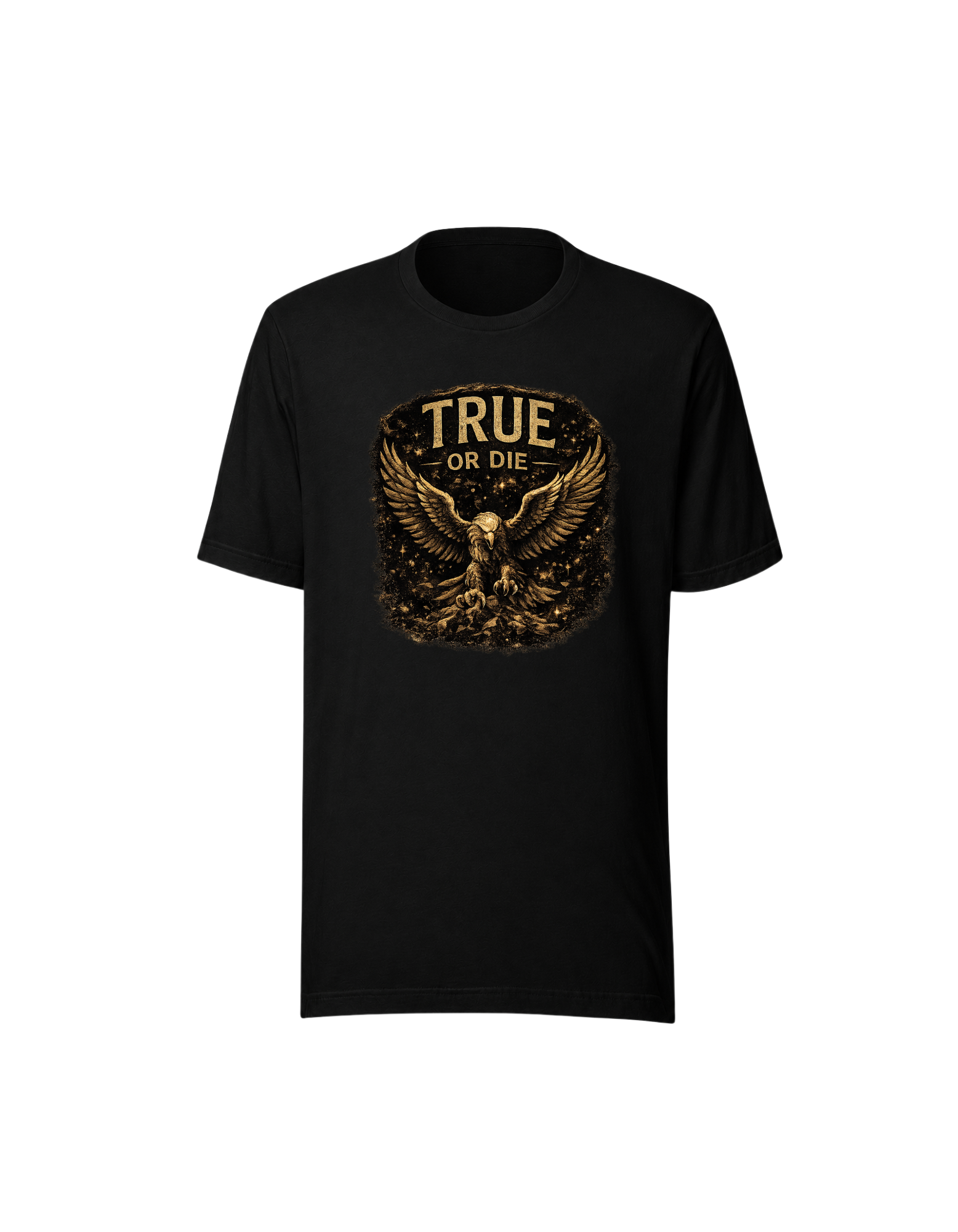 True or Die Eagle T-Shirt – Freedom Spirit Graphic Tee - Image 2