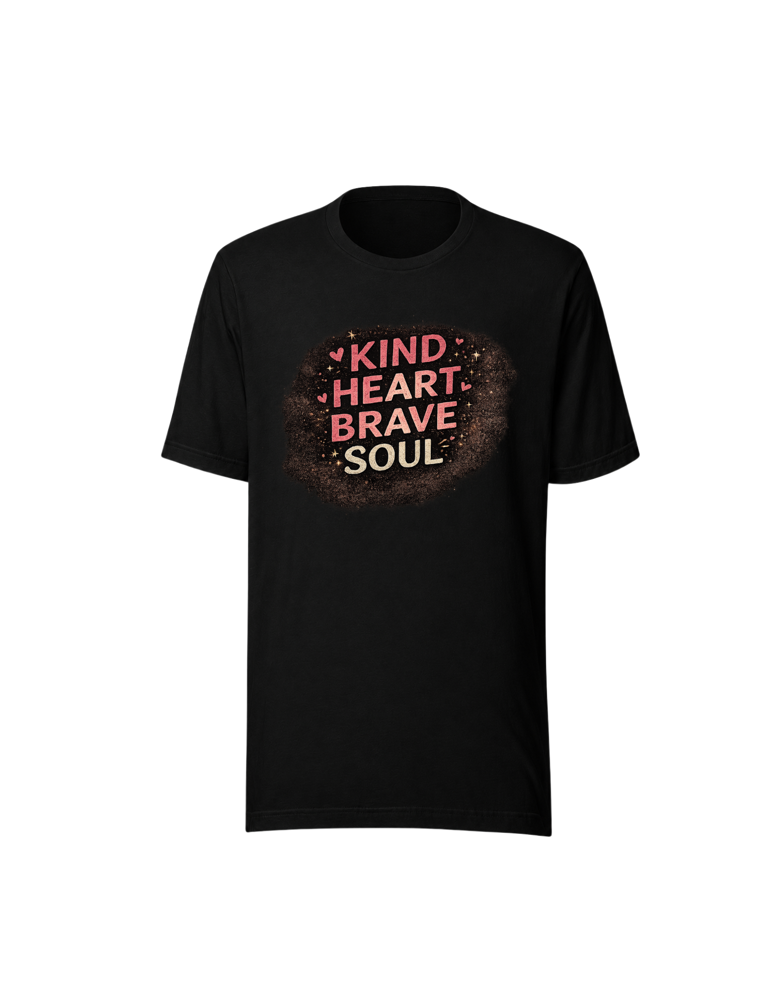 Kind Heart Brave Soul Inspirational T-Shirt - Image 2