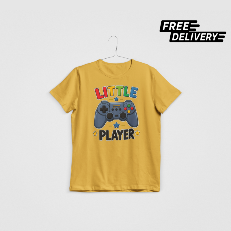 Little Player Kids Gamer T-Shirt – Video Game Graphic Tee