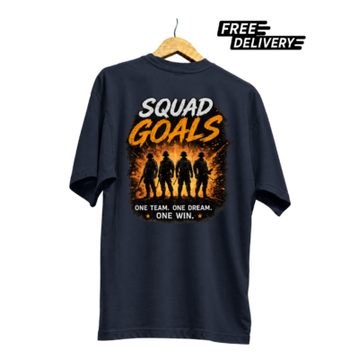 Squad Goals Gaming Team Graphic T-Shirt | Multiplayer Gamer Tee