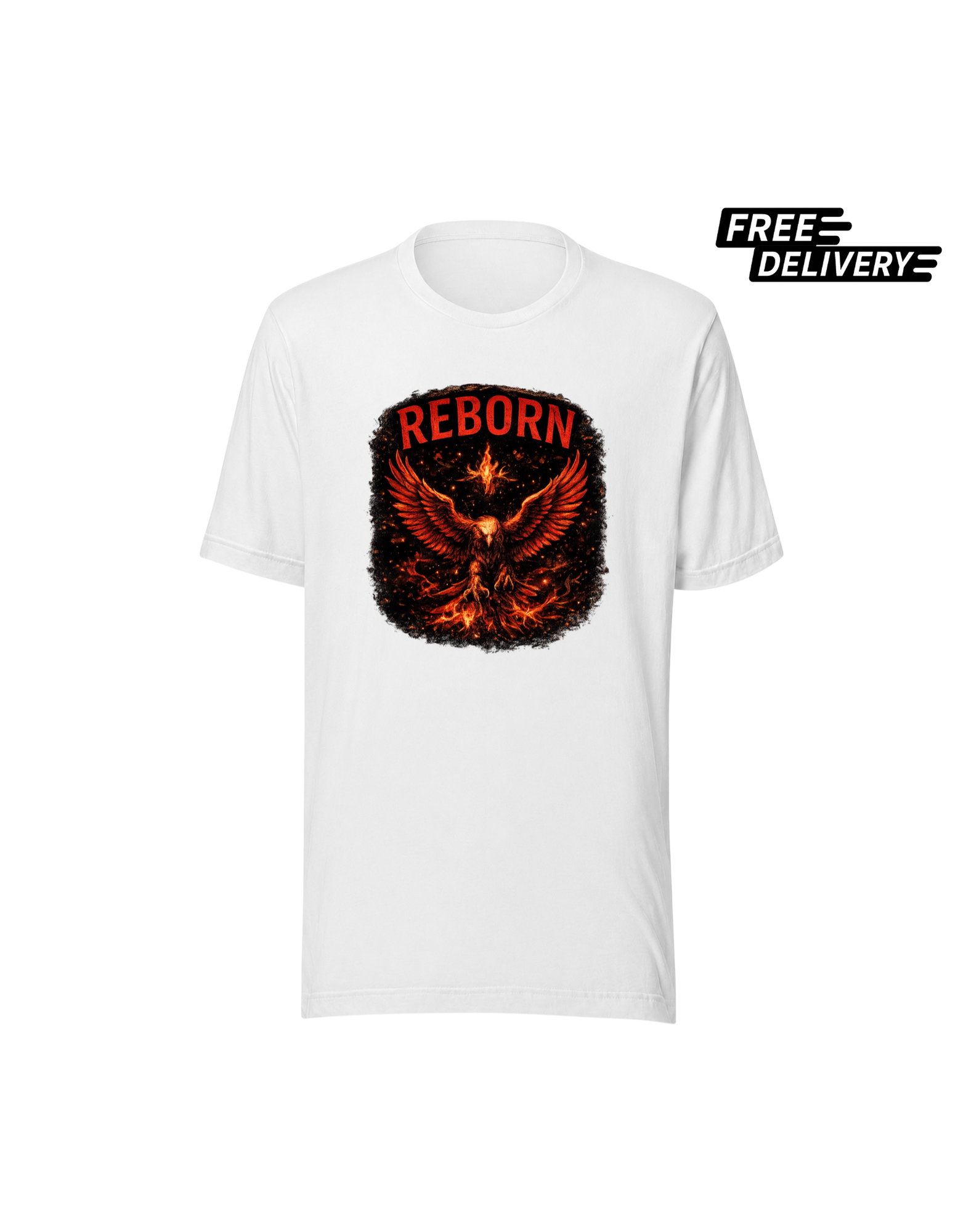Reborn Phoenix T-Shirt – Rise Stronger Graphic Tee