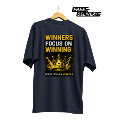 Winners Focus On Winning Motivational Graphic T-Shirt