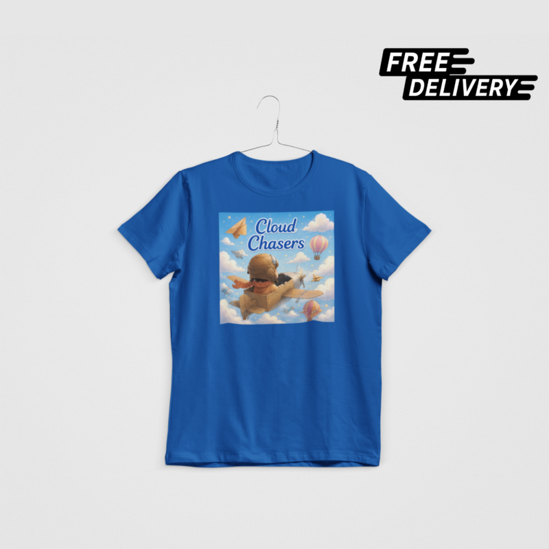 Cloud Chasers Kids Adventure T-Shirt – Dreamy Sky Explorer Tee