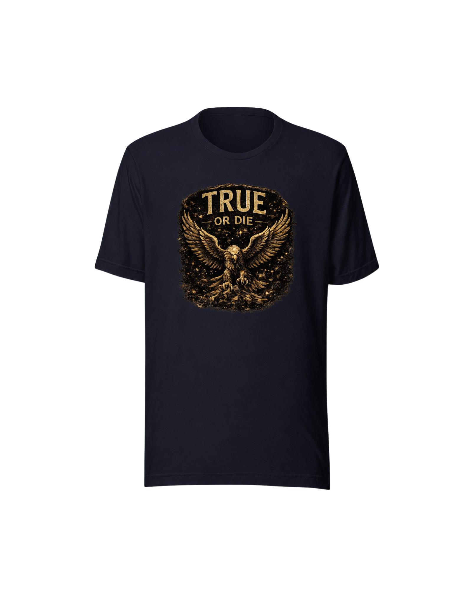 True or Die Eagle T-Shirt – Freedom Spirit Graphic Tee - Image 3
