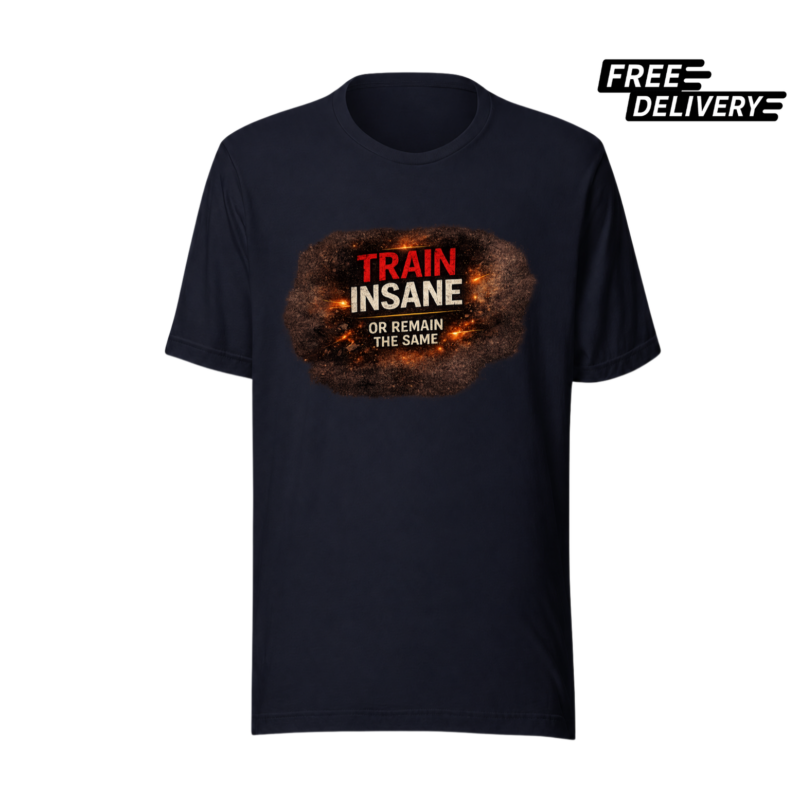 Train Insane Gym T-Shirt – Fitness Motivation Graphic Tee