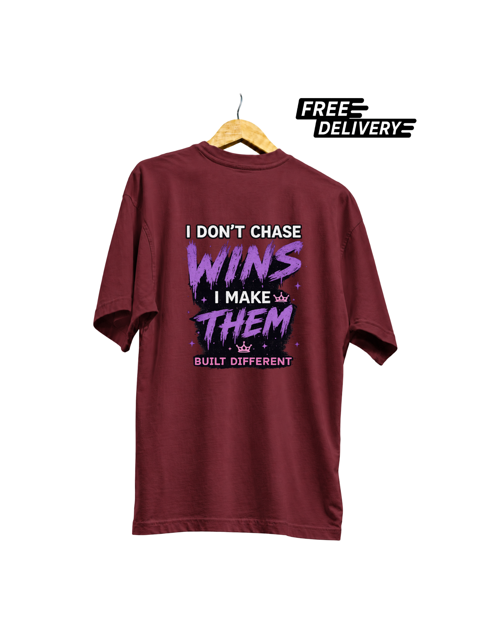 I Don't Chase Wins I Make Them Motivational Gamer T-Shirt