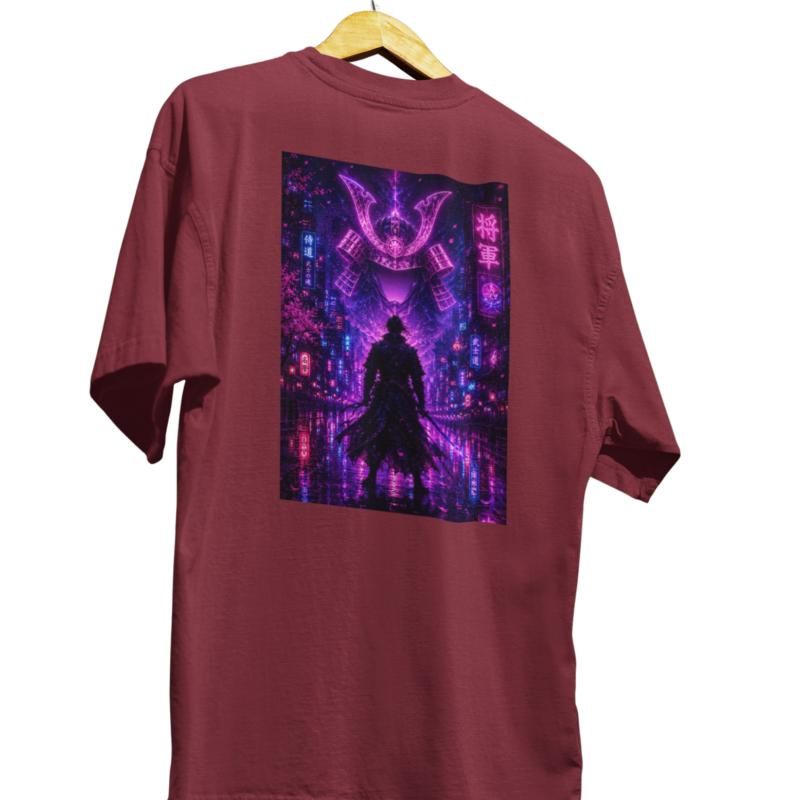 Violet Samurai Oversized Tee