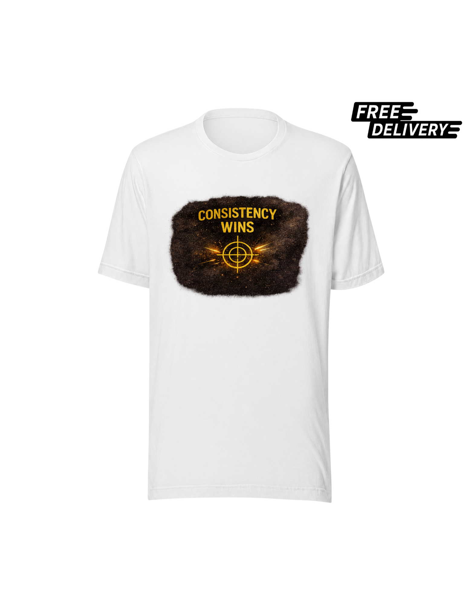 Consistency Wins Motivational T-Shirt – Success Mindset Tee