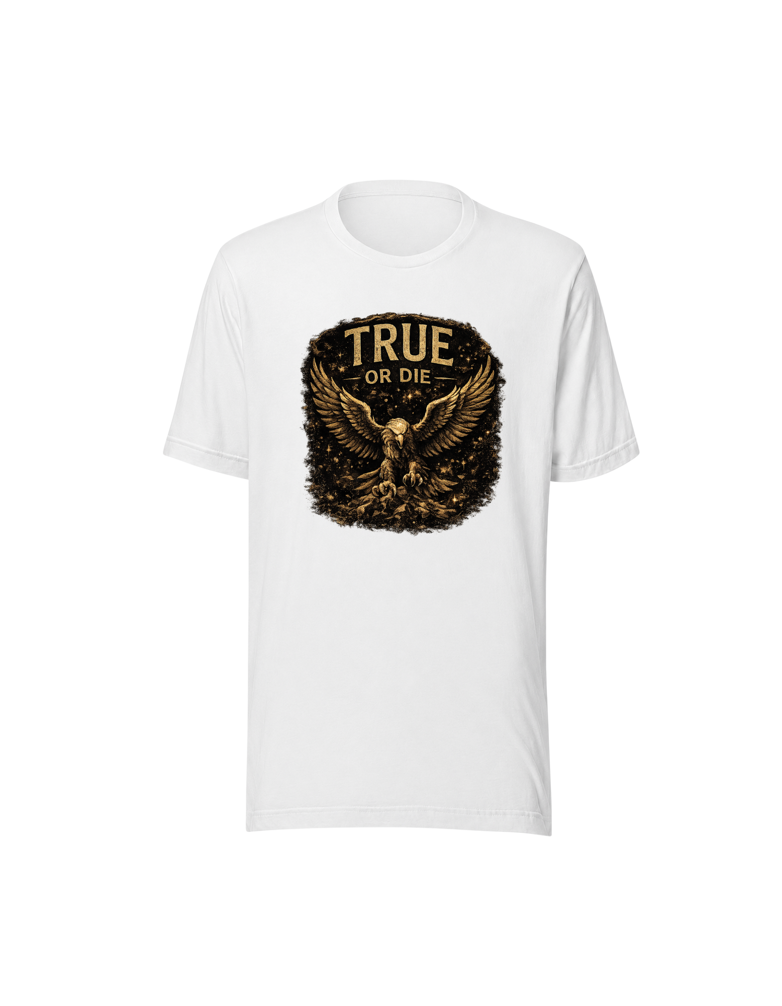 True or Die Eagle T-Shirt – Freedom Spirit Graphic Tee - Image 4