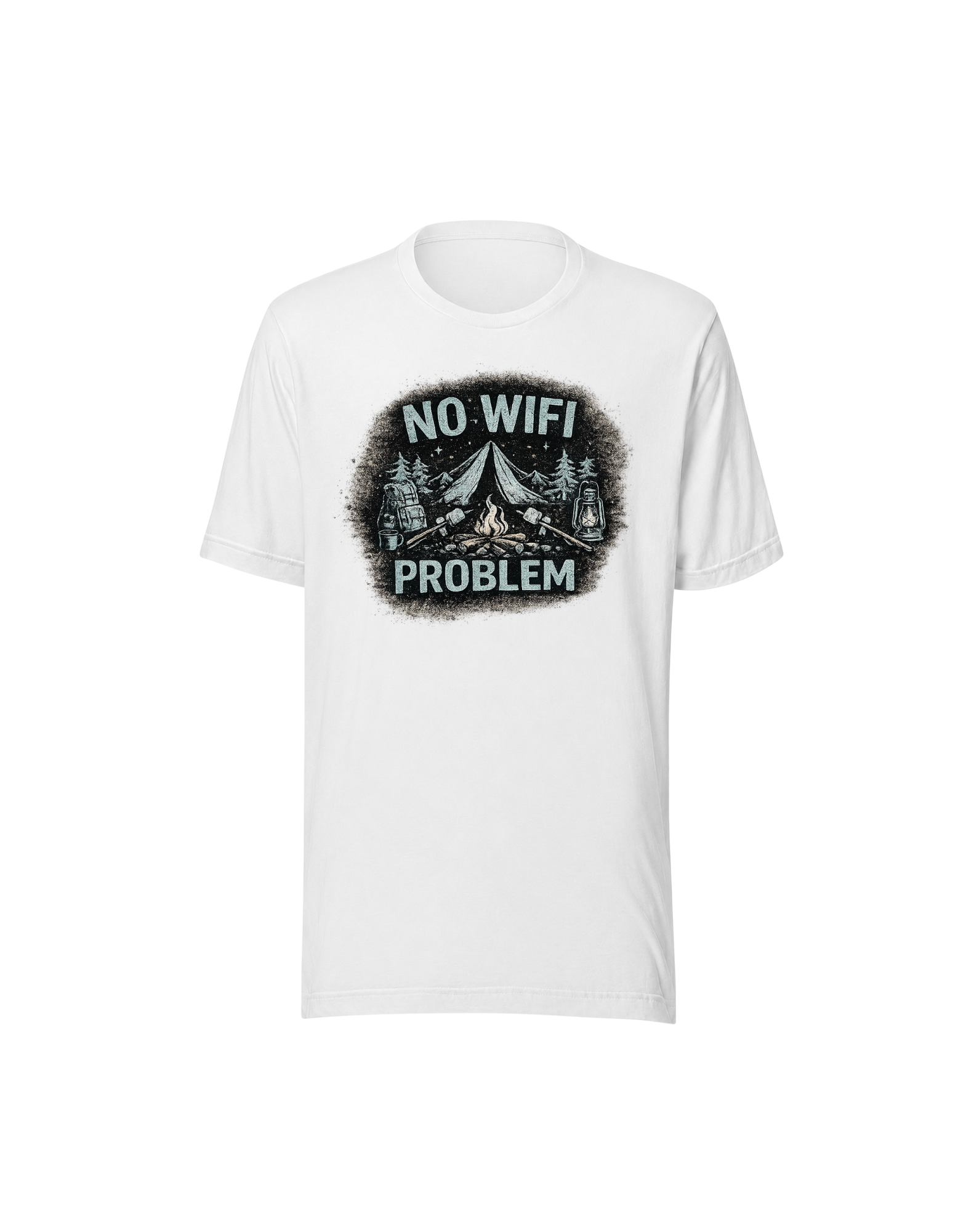 No WiFi No Problem Camping T-Shirt – Outdoor Adventure Tee - Image 4