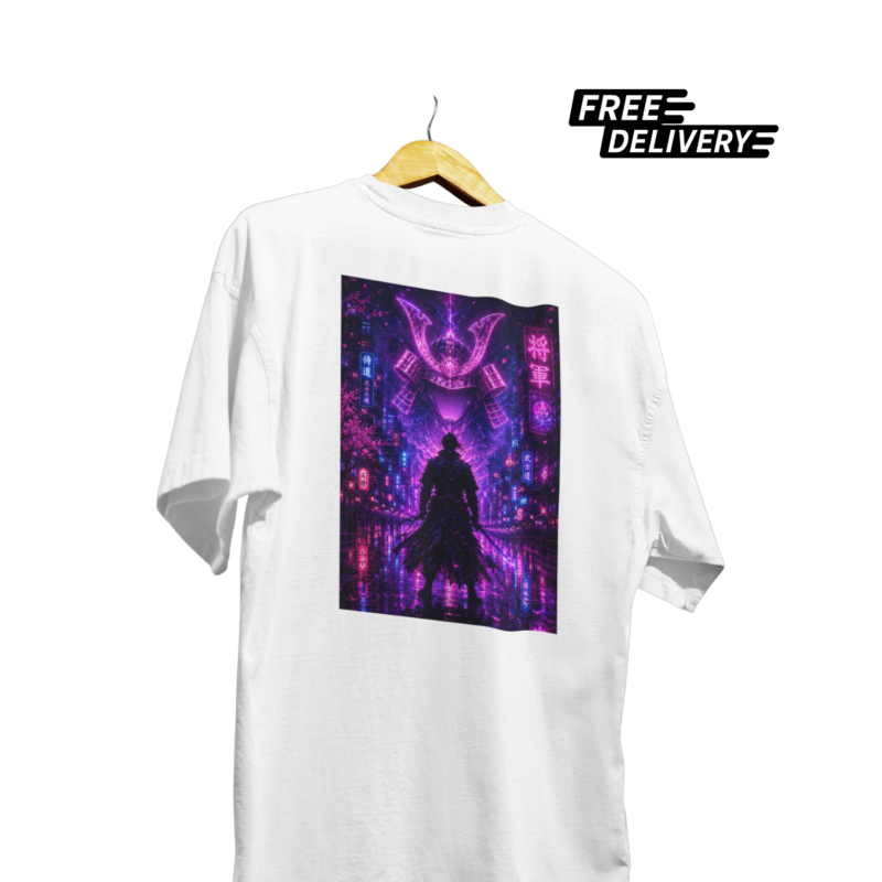 Violet Samurai Oversized Tee