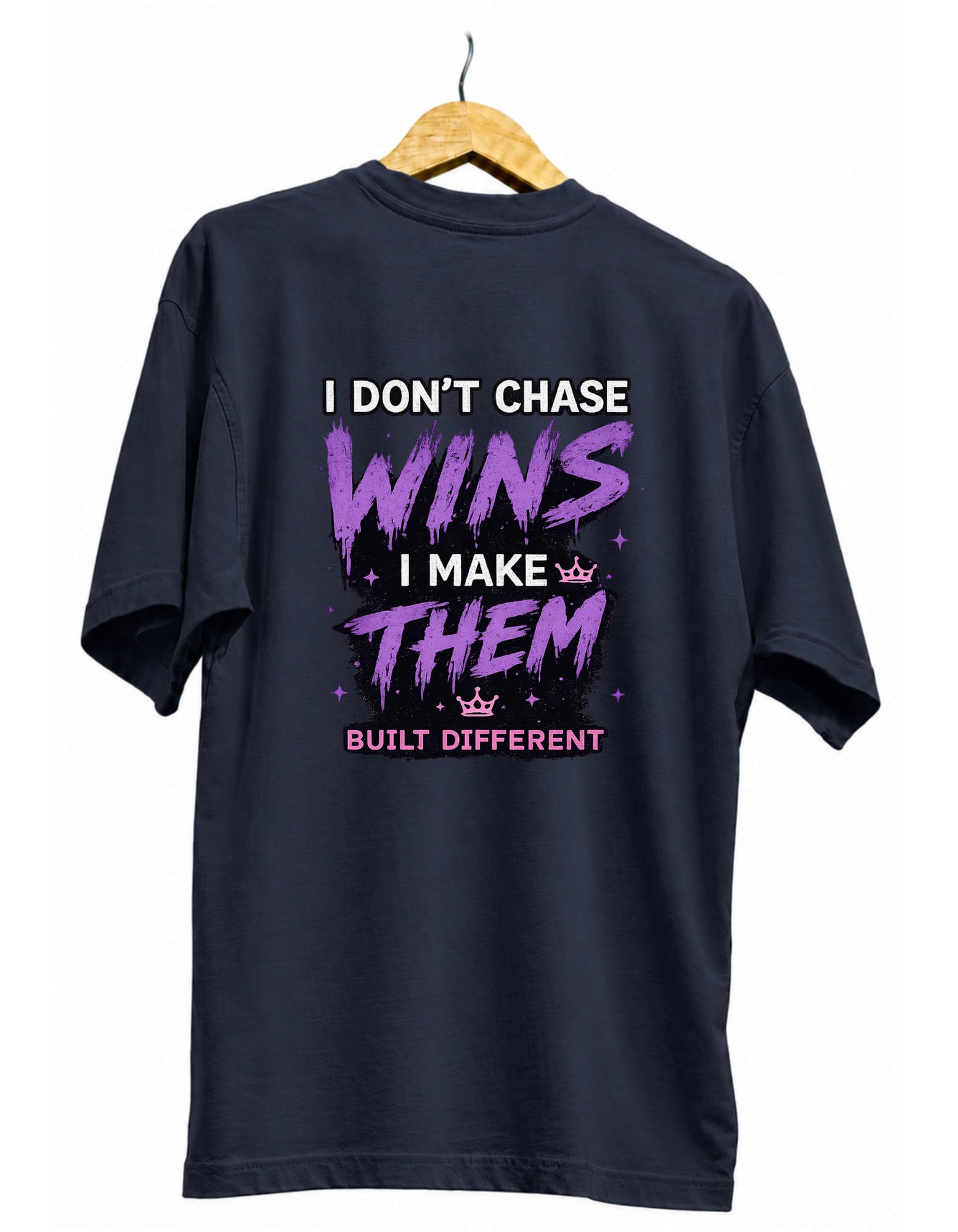I Don't Chase Wins I Make Them Motivational Gamer T-Shirt - Image 5