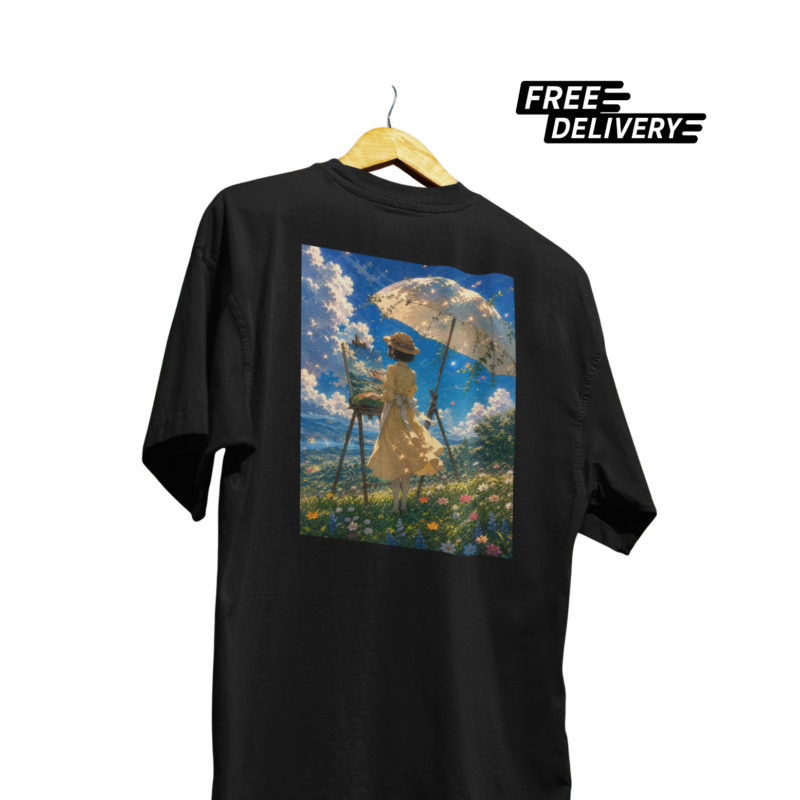 Canvas Under Clouds Oversized Tee