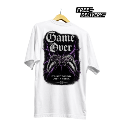 Game Over It's Not The End Just A Reset Gamer T-Shirt