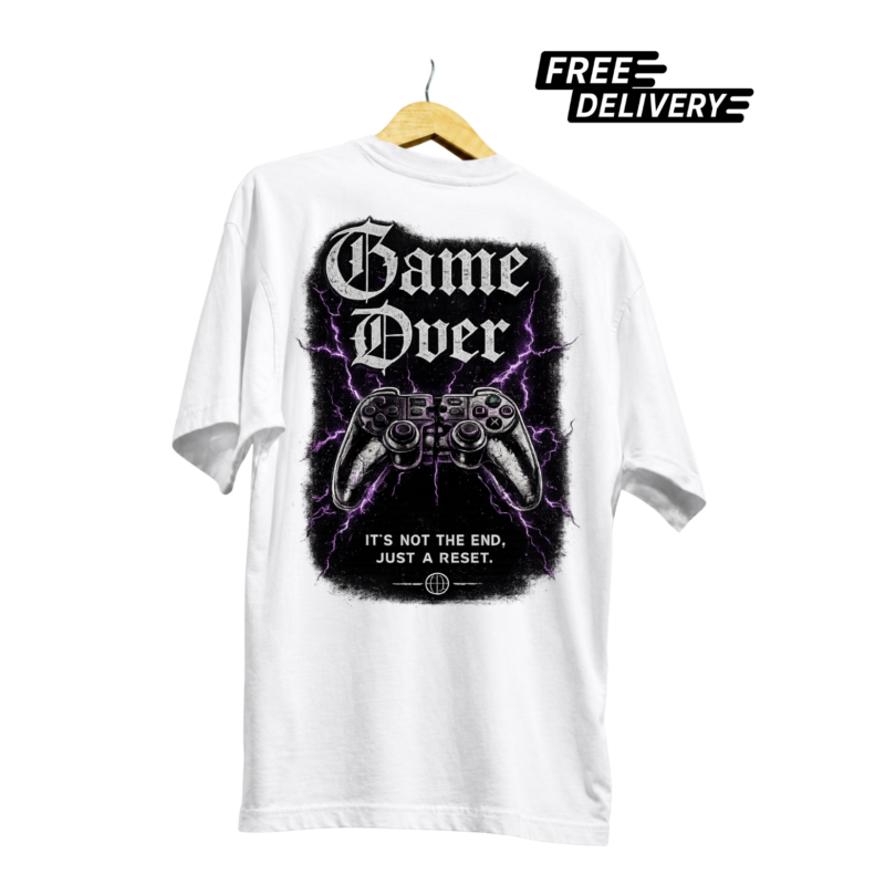 Game Over It's Not The End Just A Reset Gamer T-Shirt