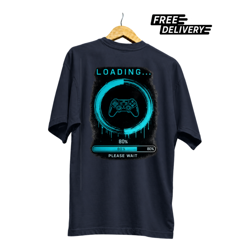Loading Please Wait Gaming Progress Bar T-Shirt
