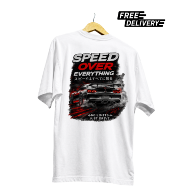 Speed Over Everything Racing Car Graphic T-Shirt | Motorsport Streetwear
