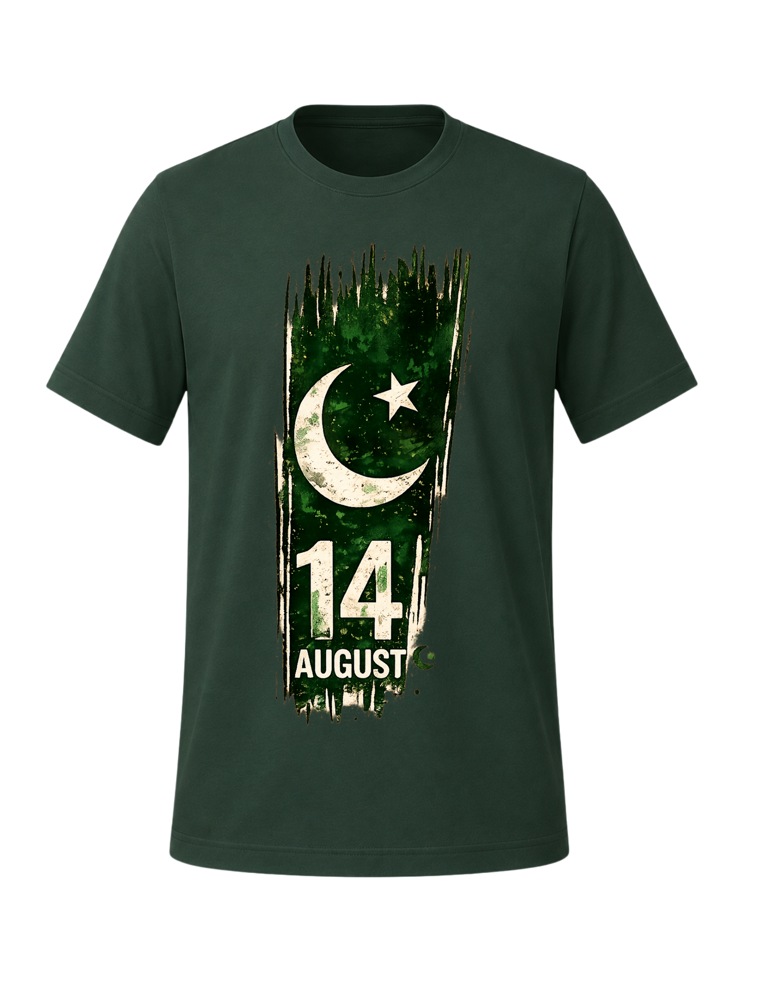14 August Pakistan Independence Day 1947 T-Shirt | Pakistan Zindabad Graphic Tee
